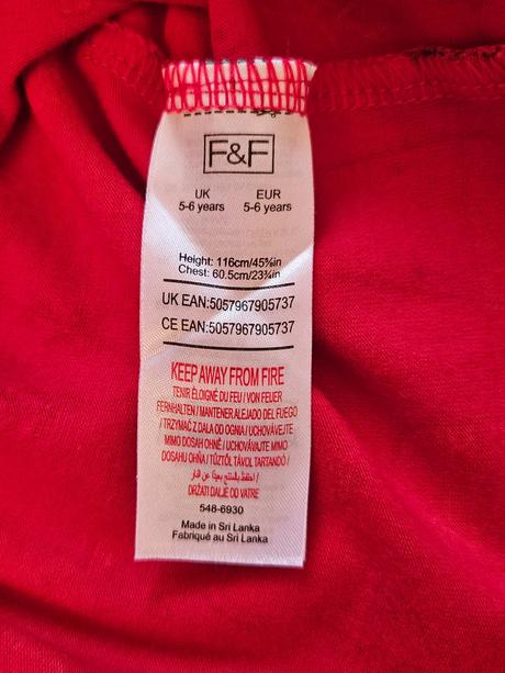 Červené šaty, f&f,116
