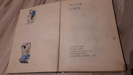 Krásne staré retro rozrávky palček a obor,