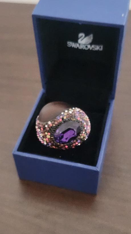 Extravagantný prsteň swarovski (veľ. 55), swarovski