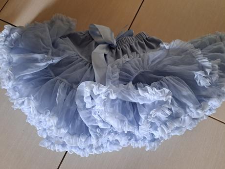 Nová tutu sukňa modrá belasá s gumou naťahovacou, 110