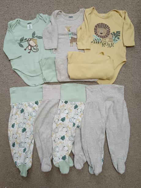 Súprava body a poldupačky pre dvojičky, 74