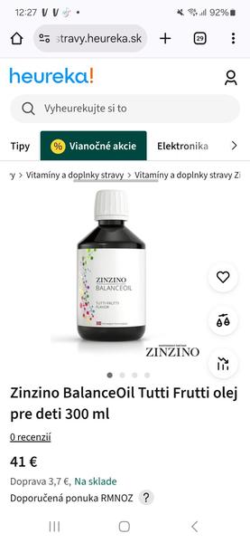 Skúsenosti s užívaním Zinzino rybieho oleja u dvojročných detí