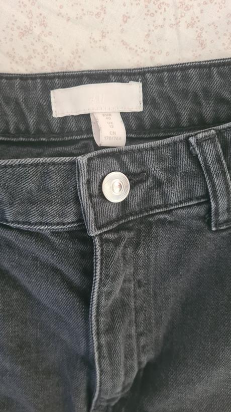Damske riflove sortky, h&m,40