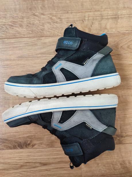 Vysoké prechodné topánky s gore-tex vd 24 cm, ecco,37