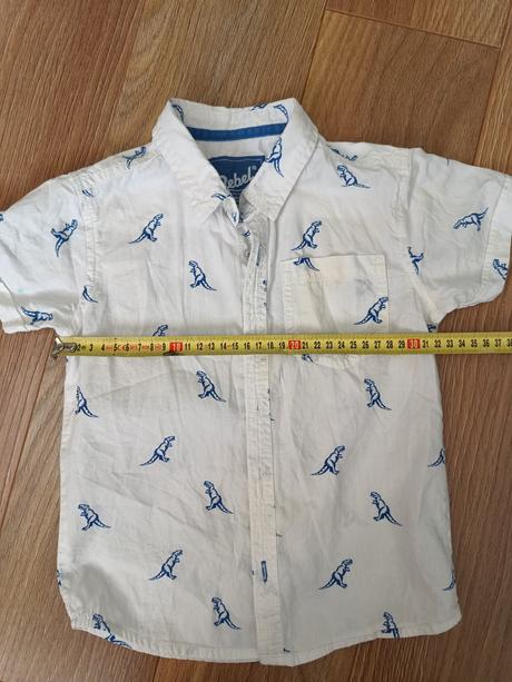 Košeľa a dinosaurami 5-6 rokov, rebel,116