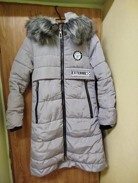 Teplá zimná bunda, s