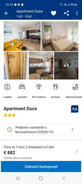 Apartment Duće - skúsenosti