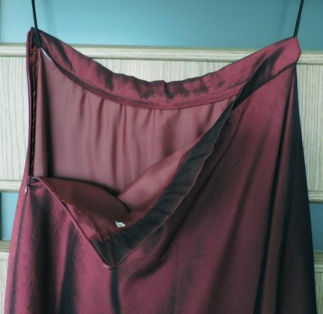 Spoločenské 2 dielne šaty bordové, 42