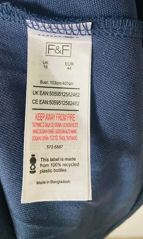 F&f modré šaty, f&f,44