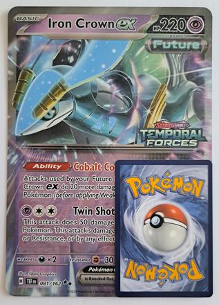 Pokémon jumbo karta iron crown ex, 