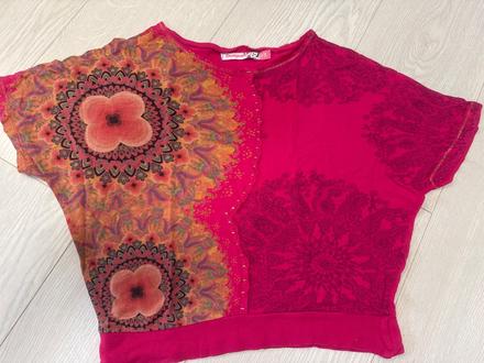 Ružové tričko desigual, desigual,122