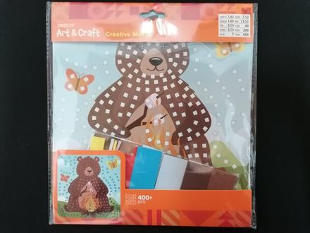 Tvorivé lepenie macko,