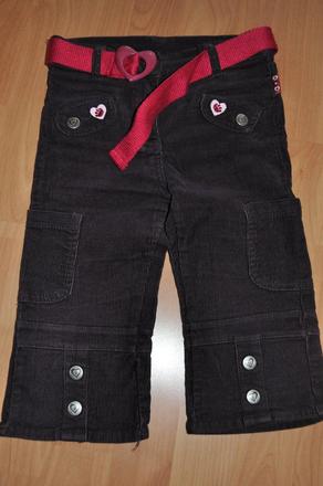 Krátke nohavice s opaskom, kik,110