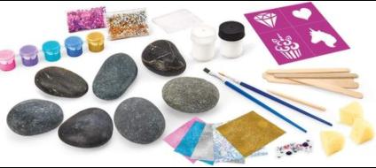 Kreatívna sada na maľovanie kameňov 22 dielov, 