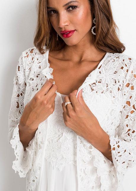 Čipkovaný blejzer, bonprix,36