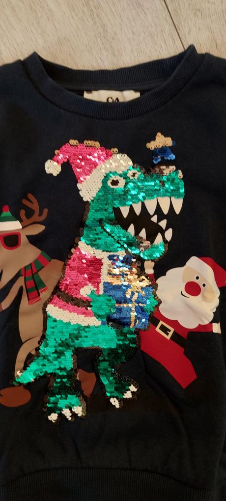 Mikinka s vianočným motívom, c&a,110