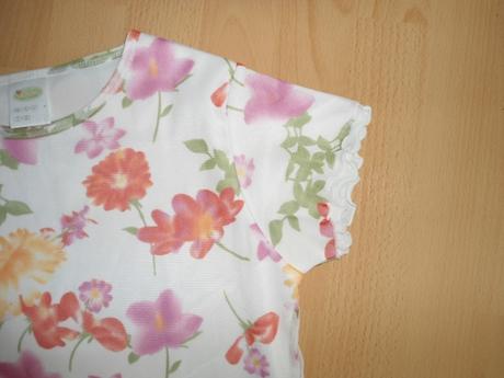 Damske kvietkovane tricko, s