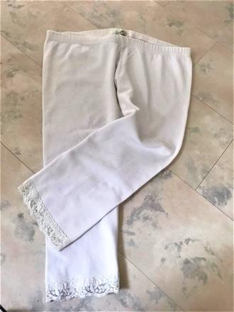 3/4 legíny s čipkou, 44