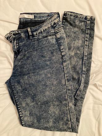 Batikovane jeans zara, zara,38