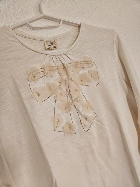Zara tričko s 3d aplikáciou 164, zara,164