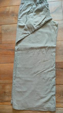 Ľanové nohavice, h&m,40