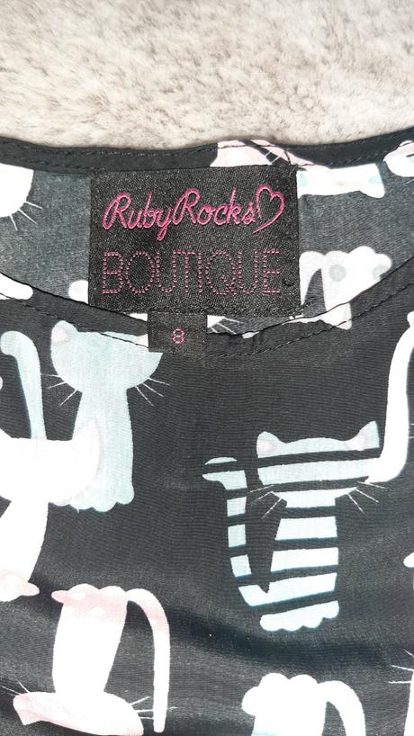 Mačičkové šaty rubyrocks boutique, xs
