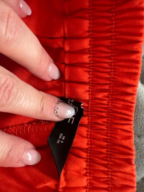 Oranžové nohavice, f&f,36