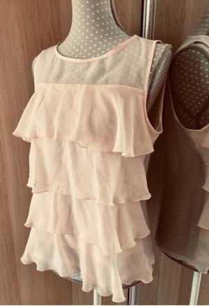 Šifónová volánová blúzka, orsay,s