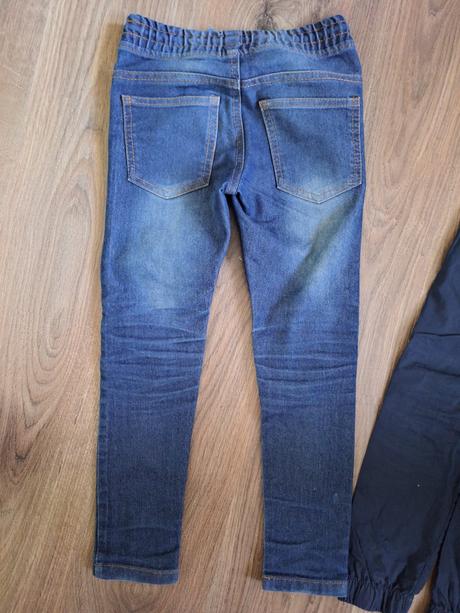 Rifle  + tenšie nohavice, 128