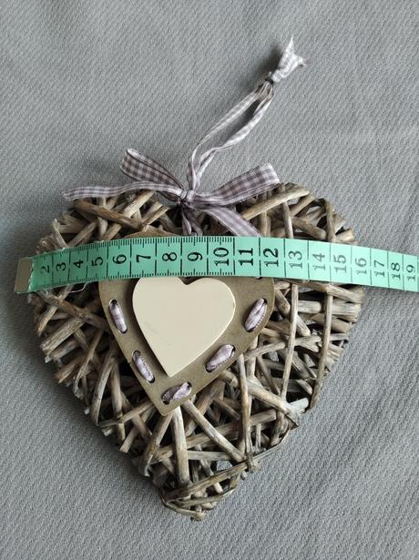 Prútené srdcia - na zavesenie, 