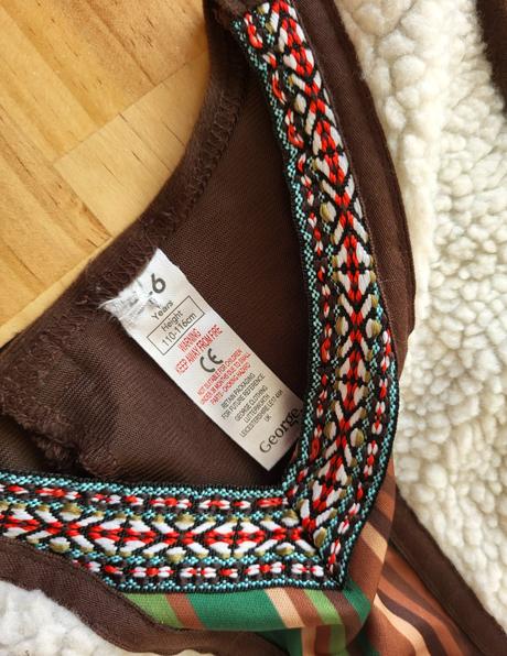 Karnevalové šaty indian na 5-6 rokov, 