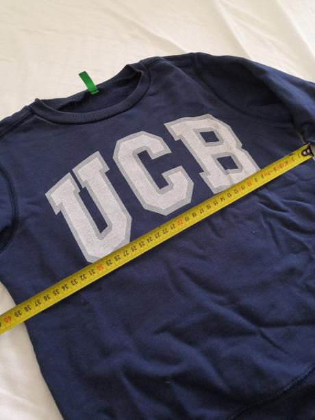 Tmavomodrá mikina, benetton,128