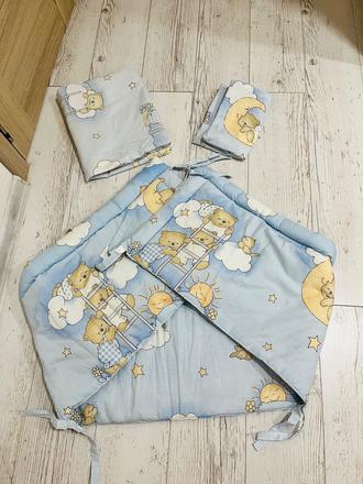 Postelne prádlo + chránič do postieľky, šírka (cm): 30,dĺžka (cm): 170