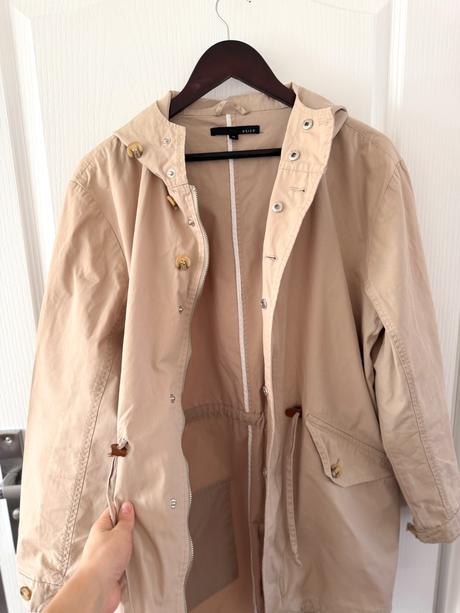 Štýlový bavlnený parka škandinávsky dizajn, m