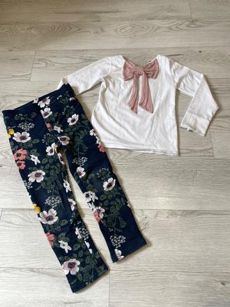 Outfit leginky a tričko, 116