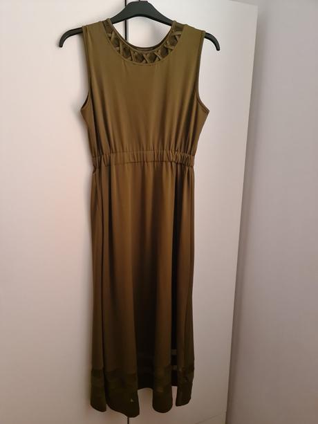 Khaki šaty, gate,38