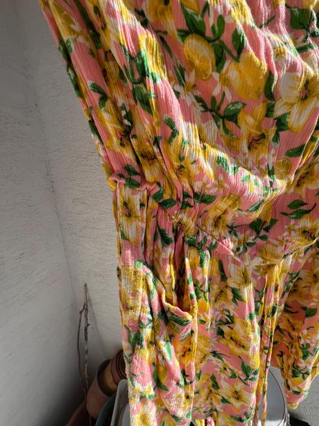 Krasny kvetovany citrony overal styl taliansko boh, 36