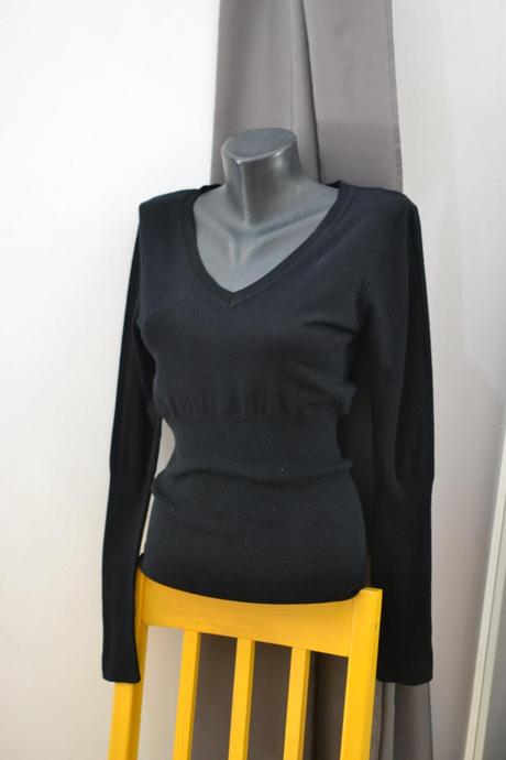 Čierny pulóver xs, xs