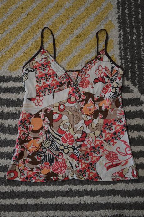 Vzorované tielko, s