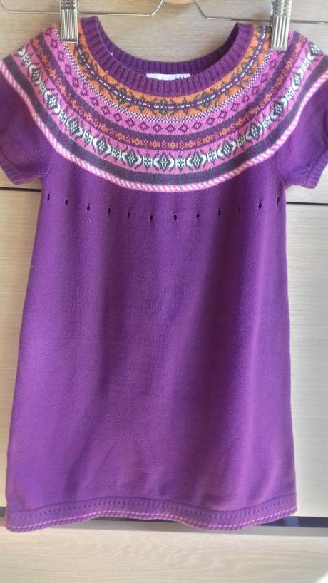Úpletové šaty, h&m,110