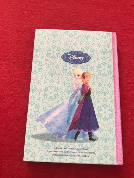 Bloček v tvrdej doske frozen, rozmer 12x18 cm,