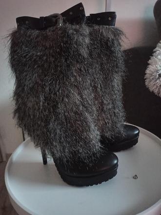 Čižmy s kožušinou, 37