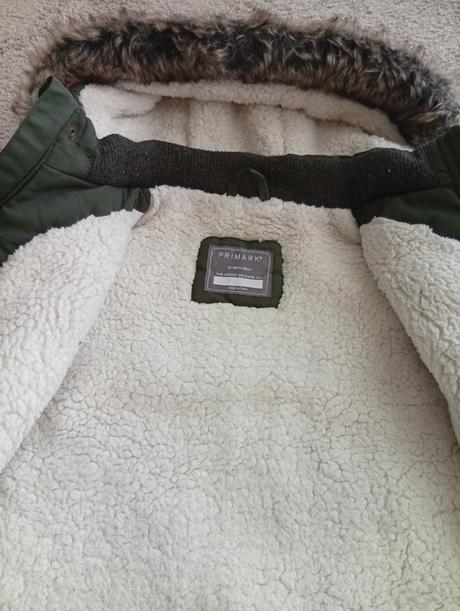 Zelená predĺžená bunda, primark,98