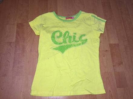 Žlté elastické tričko, m