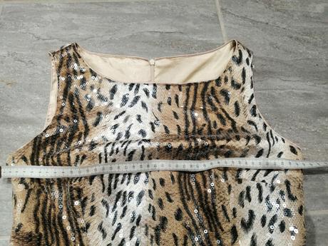 Luxus flitrové šaty billysabbado,zvierací vzor,vs, s