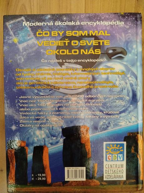 Kniha moderná školská encyklopedia,