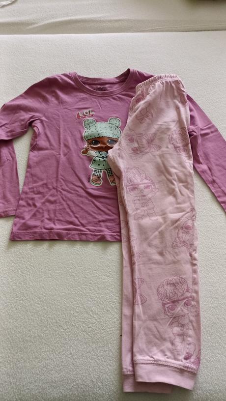 3xpyžamko veľ 122/128, lupilu,122