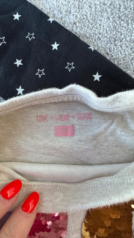 2ks tričko f&f 134, f&f,134