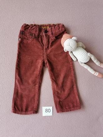 Menčestrové nohavice gap, gap,80