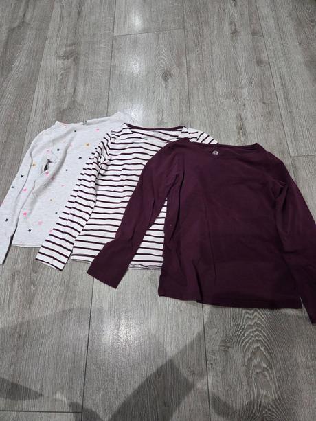 Tričká hm, h&m,128